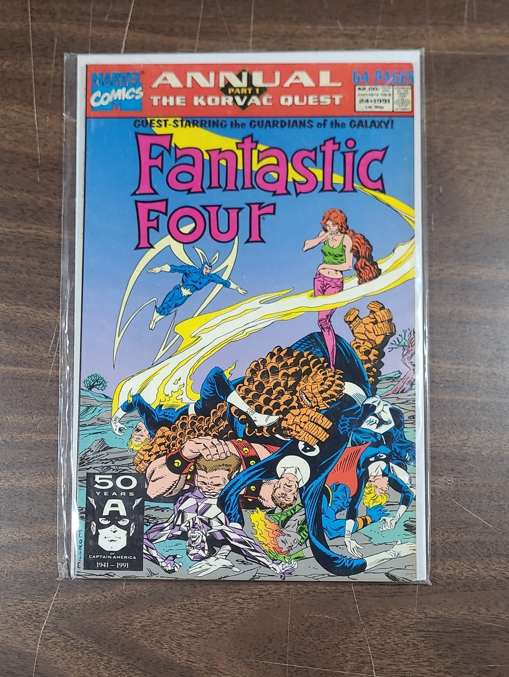 Fantastic Four Annual Comic Book - #24 - 1991 Bagged